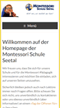Mobile Screenshot of montessori-seetal.ch